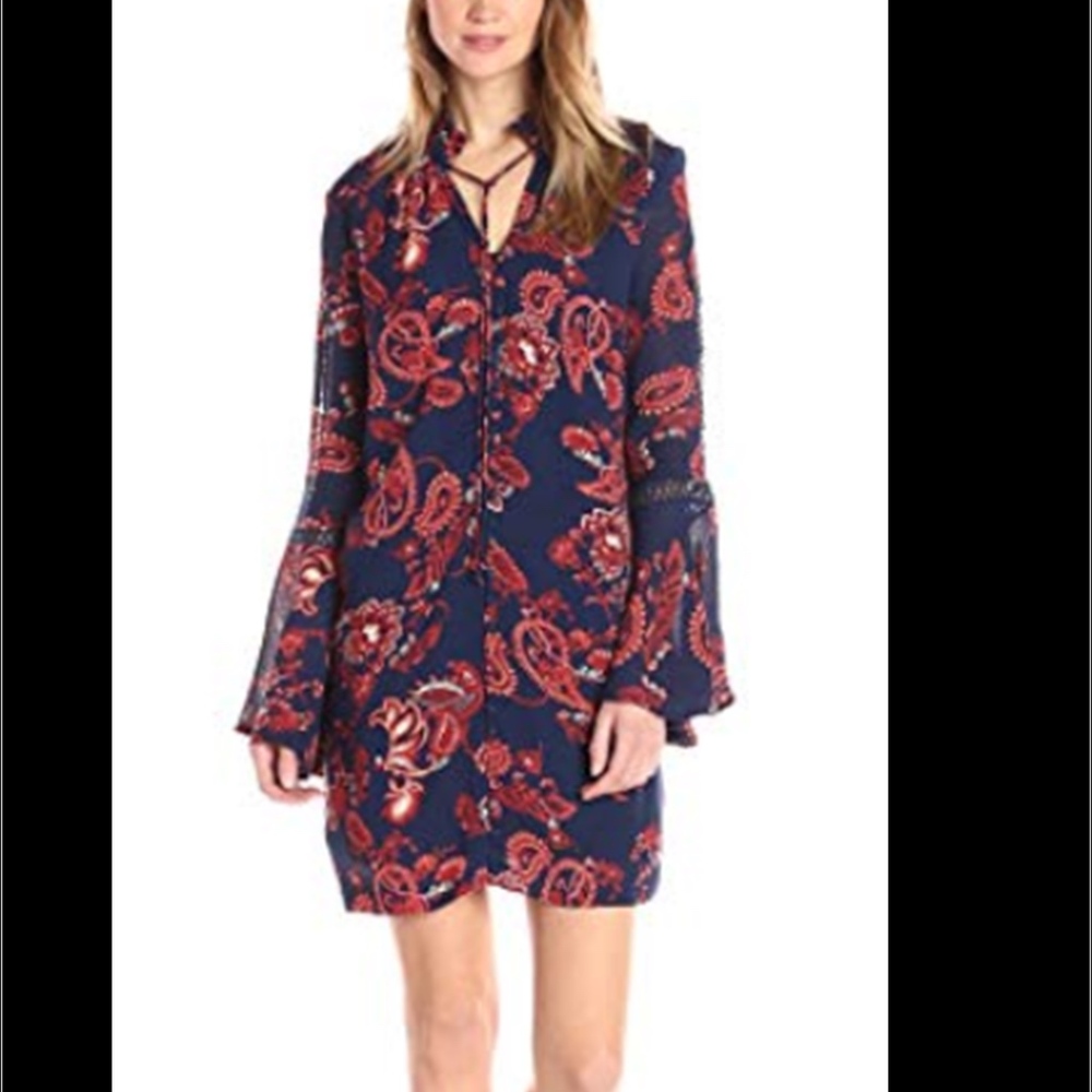 Ella Moon Bohemian Dress Flair Sleeves